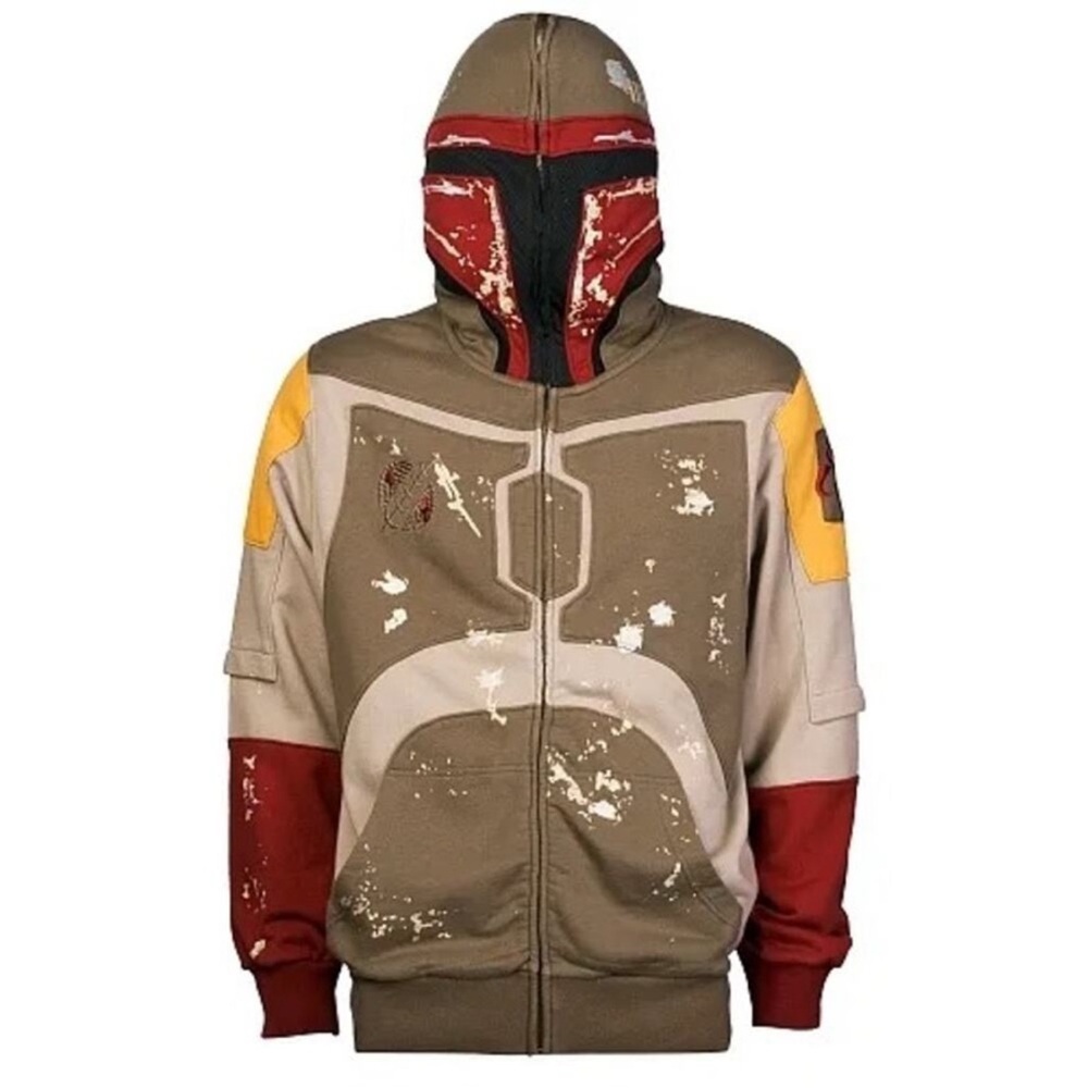 Marc Ecko Cut & Sew + STAR WARS Boba Fete Size Small Zip Hoodie